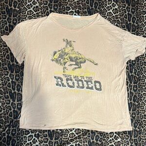 Womens Rodeo Graphic T-Shirt